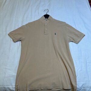 Ralph Lauren Men's Tan Polo Shirt